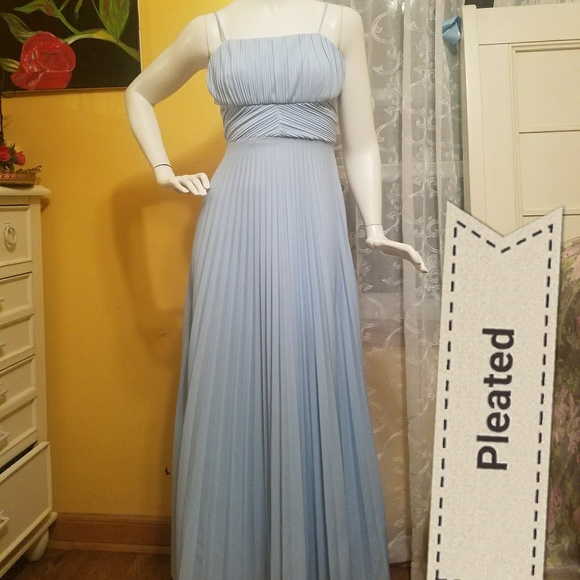 Beautiful Baby Blue 70's Dress CRAZY SALE! - Picture 3 of 8